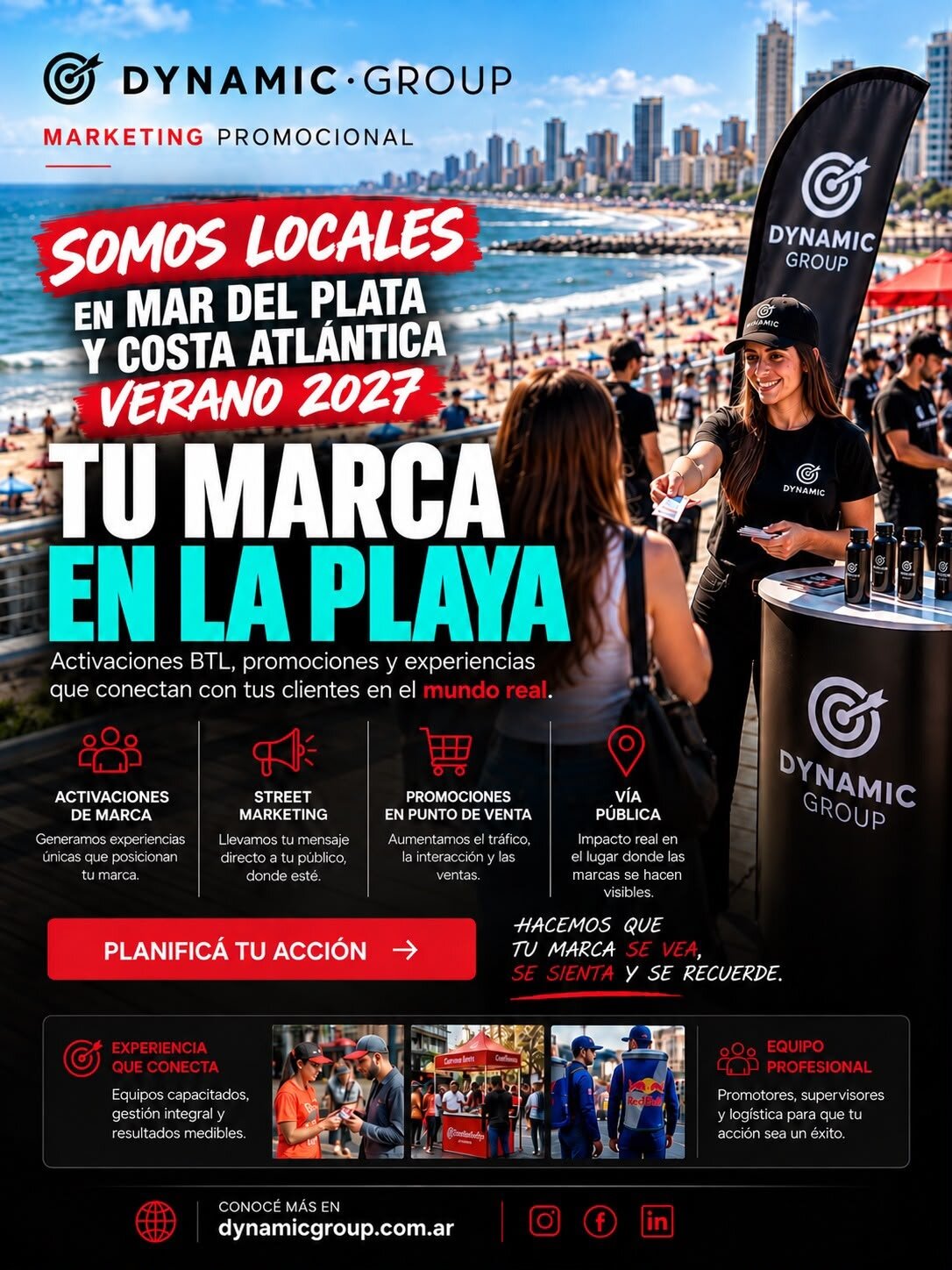Placa Verano 2027: tu marca en la playa